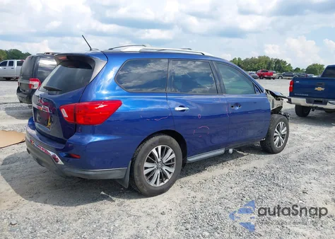 2017 Nissan Pathfinder S z USA, uszkodzony, nr VIN 5N1DR2MN8HC628449